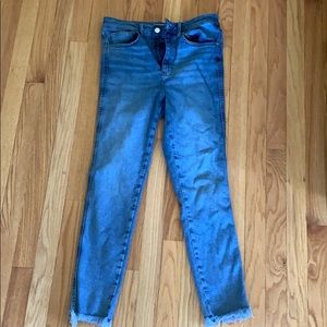 Free people High waisted skinny jeans